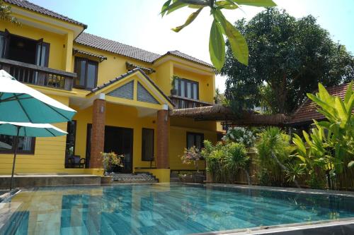 Bazén v ubytování Aki Eco-Villa Hội An nebo v jeho okolí