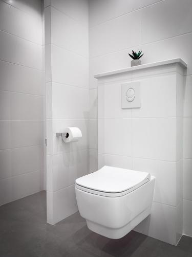 Bilik mandi di Apartments Roberta