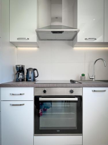 Dapur atau dapur kecil di Apartments Roberta