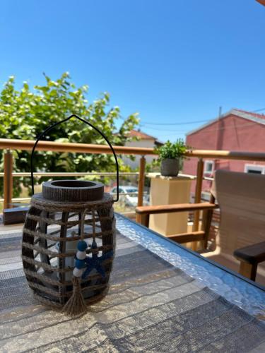 Balkoni atau teres di Dreamcatcher Sivota