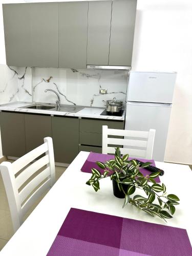 Kuchyň nebo kuchyňský kout v ubytování Shell home golem 2