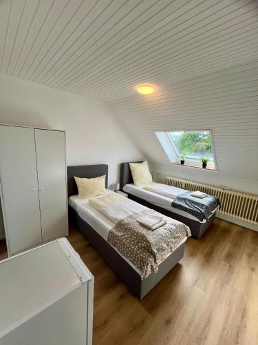 Katil atau katil-katil dalam bilik di Gemütliche 1 Zimmer Wohnung für 2 Personen