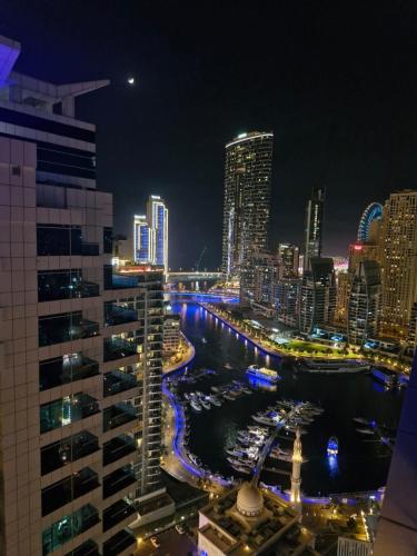 Dubai marina ,1BHK ,full marina view,partial sea view ,near marina walk, marina mall and JBR