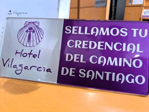 Certifikát, hodnocení, plakát nebo jiný dokument vystavený v ubytování Hotel Vilagarcia