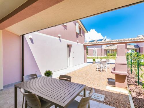 Balkoni atau teres di Holiday Home Borgo il Vallin delle Conche-4 by Interhome