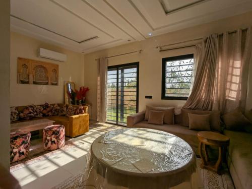 Posezení v ubytování Villa moulay abdella