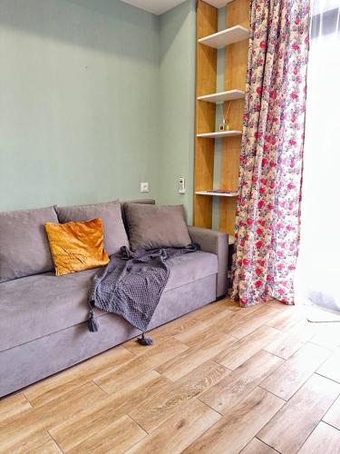 Posezení v ubytování Helihome Apartment Tbilisi