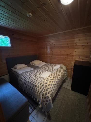 Postel nebo postele na pokoji v ubytování Fjellleilighet med drømmeutsikt