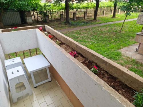 Zahrada ubytování Apartment V&S