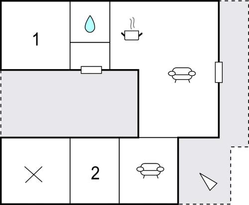 a block diagram of a block diagram of a block diagram at 2 Bedroom Gorgeous Home In Vig in Vig