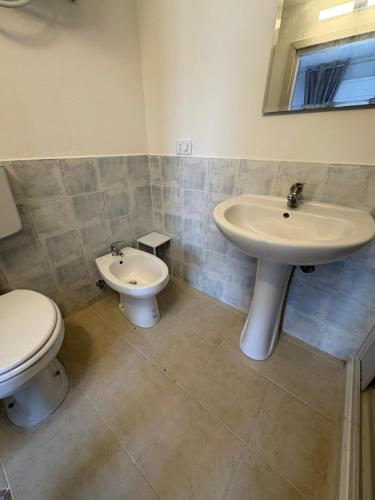 Koupelna v ubytování Ottaviano B&B
