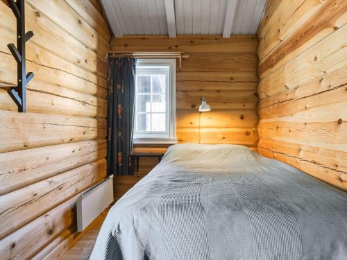 Ένα ή περισσότερα κρεβάτια σε δωμάτιο στο Holiday Home Fjälldrömmen by Interhome