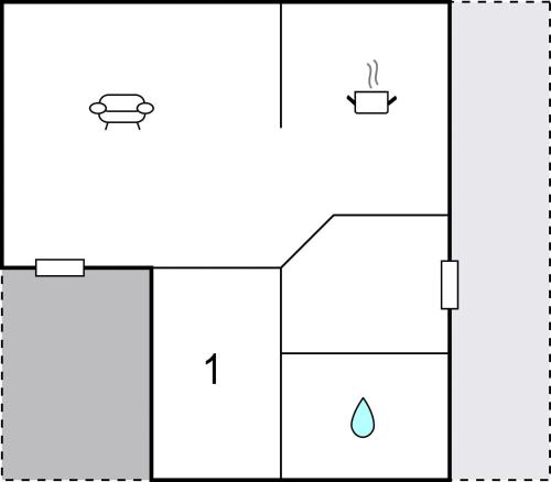 a schematic diagram of the proposed algorithm for detecting the presence of a water molecule at One-Bedroom Holiday Home In Ribe in Ribe