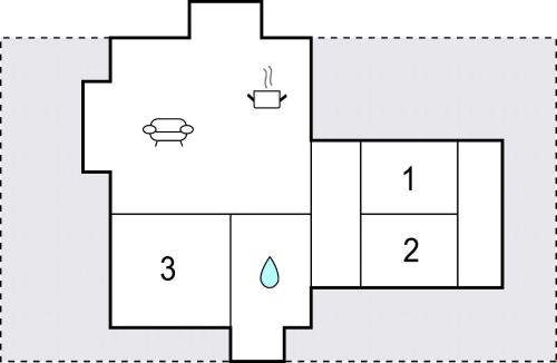 a schematic diagram of the experimental apparatus at Amazing Home In Nyborg With Kitchen in Nyborg