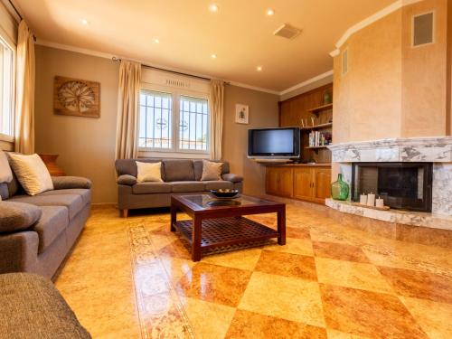 Χώρος καθιστικού στο Holiday Home Gladiols by Interhome