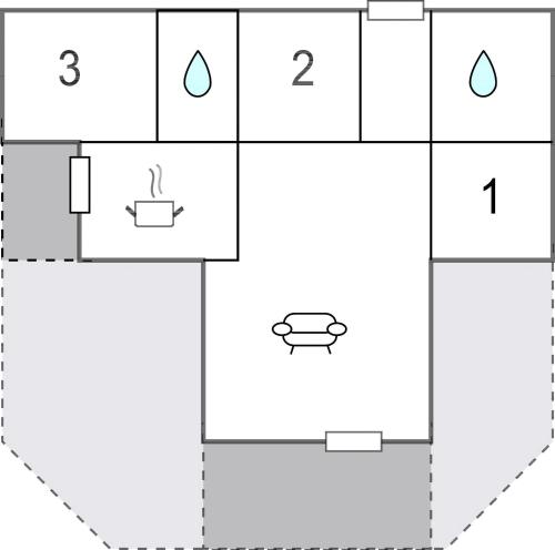 Κάτοψη του Nice Home In Sydals With Wifi