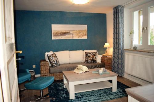 Et opholdsområde på Ferienwohnung Strandläufer Galmsbüll