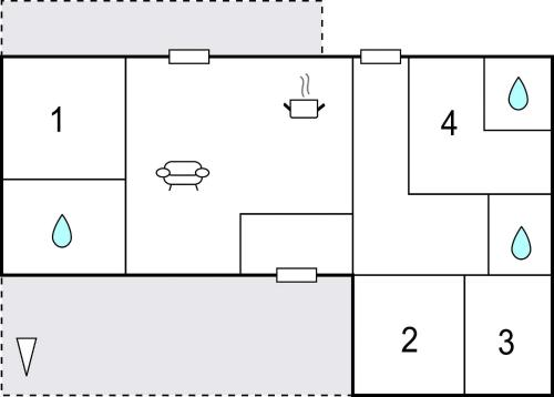 a block diagram of the periodic table of elements at Gorgeous Home In Askø With Kitchen in Askø