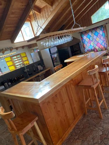 Kuchyň nebo kuchyňský kout v ubytování Entre Rocas y Piedras