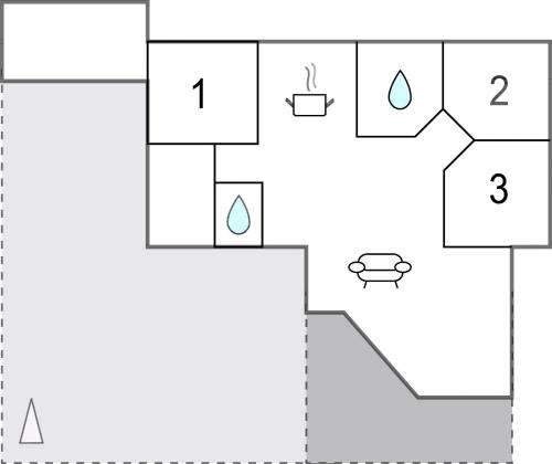 a diagram of a block diagram of a cup of coffee at 3 Bedroom Gorgeous Home In Dannemare in Dannemare