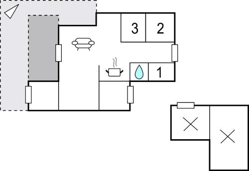 Κάτοψη του Cozy Home In Thyholm With Wifi