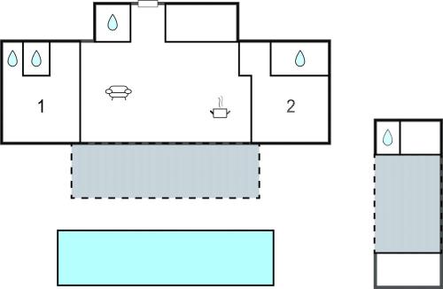 a block diagram of a house at Villa Noeli in Hum