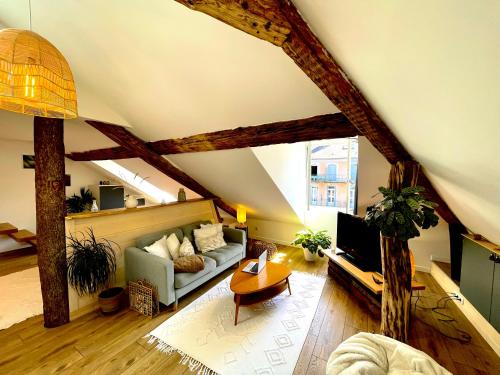 Nid douillet sous les toits avec jacuzzi