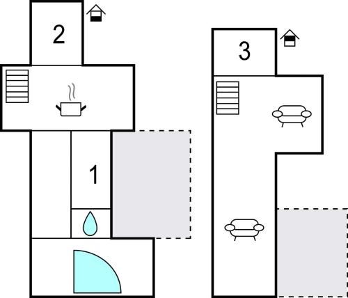 a block diagram of a block diagram of a system at Beautiful Home In Frøstrup With Sauna in Frøstrup