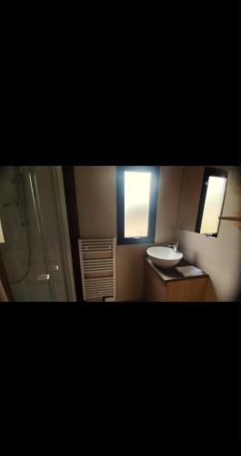 Ένα μπάνιο στο Chalet en campagne Normande