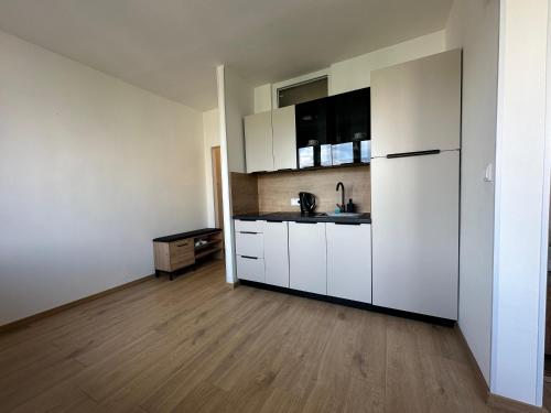 Η κουζίνα ή μικρή κουζίνα στο Apartmán BB-Centrum4