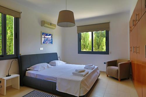 Cama o camas de una habitación en Villa Infinite Blu