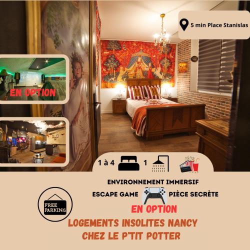 Chez Le Petit Potter Escape Game et Pièce Secrète en Option