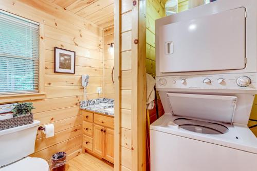 Cuisine ou kitchenette dans l'établissement 5 Mi to Dtwn Blue Ridge Spacious Cabin with Hot Tub