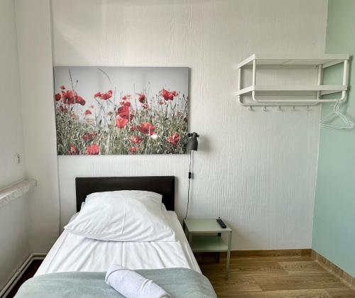 Posteľ alebo postele v izbe v ubytovaní Premium Hostel & Bistro - HostelPremium pl