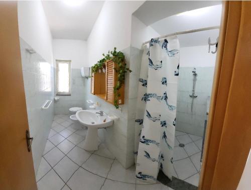 Kúpeľňa v ubytovaní Villa Ilaria casa vacanza Capo Vaticano - Tropea