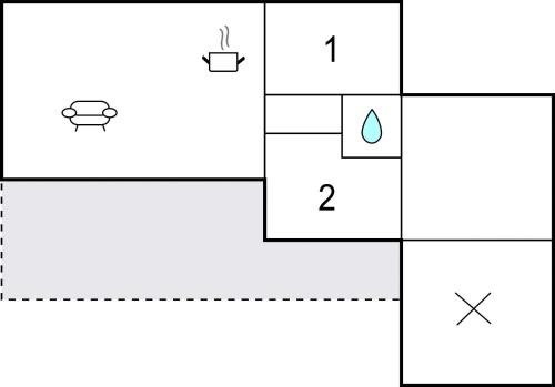 a block diagram of a periodic table with the number of electrons at 2 Bedroom Awesome Home In Faaborg in Fåborg