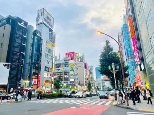 Z5-Shinjuku center 4 mins to ST Max 2P-新宿最中心 東新宿駅4分 直达新宿 渋谷 表参道 池袋 上野 代代木 銀座 原宿