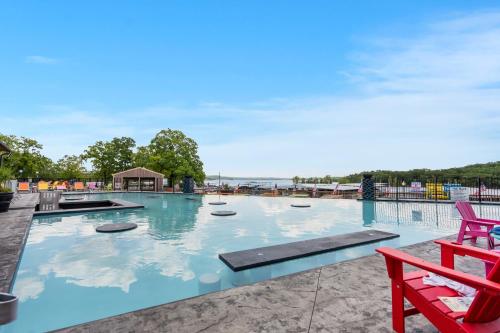 Naturlandskabet i nærheden af lejlighedshotellet