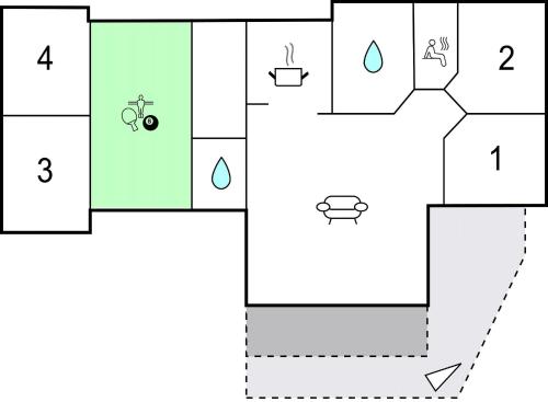 a schematic diagram of the proposed algorithm for detecting water pollution at Holiday Home Lindevænget Humble Iv in Humble
