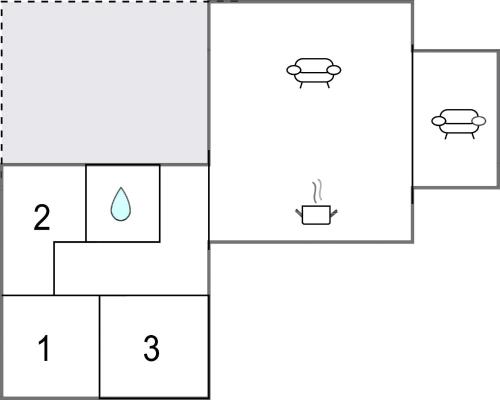 a block diagram of a periodic table with a diagram of a cup and a candle at 3 Bedroom Awesome Home In Tranekær in Tranekær