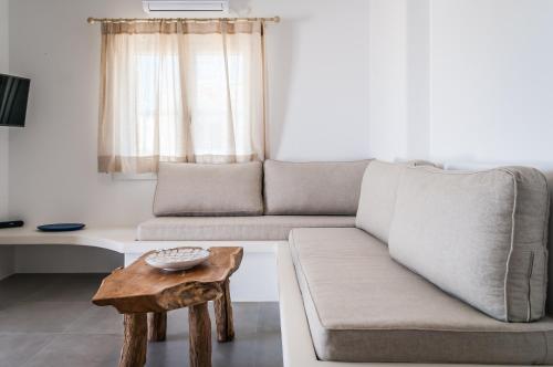 Posezení v ubytování Vilos Suites
