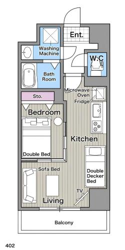 Hotel Namba East 402