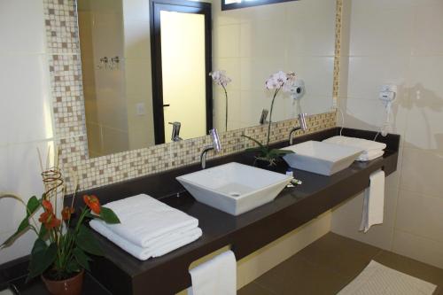 Koupelna v ubytování Hotel Cachoeiras de Brotas