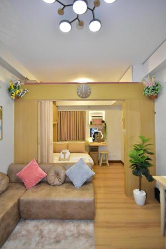 Katil atau katil-katil dalam bilik di Le Marii Suites - Trees Residence