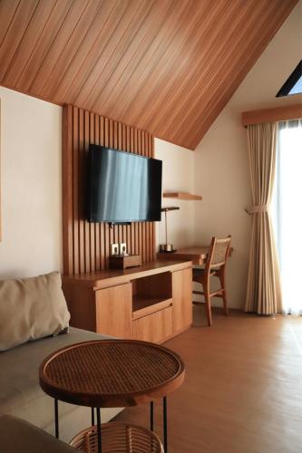 Μια τηλεόραση ή/και κέντρο ψυχαγωγίας στο Padi Villa Canggu