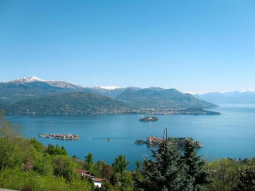 a view of a lake with mountains in the background at Apartment in Vignone Villa Setting in Vignone