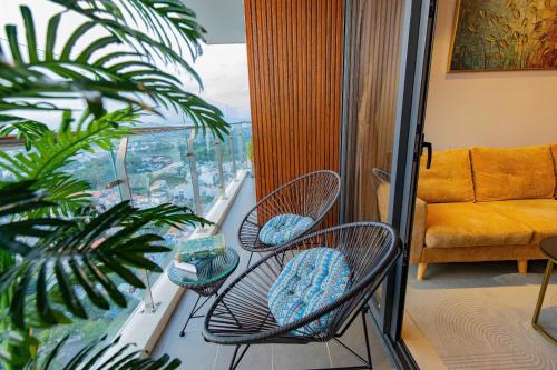 Ruang duduk di CSJ TOWER - CSJ Apartment 5 Stars Vung Tau City - Căn Hộ CSJ 5 Sao View Biển Vũng Tàu - MINH TOẢN's Homestay