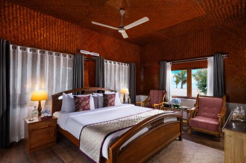 Postel nebo postele na pokoji v ubytování Bangaram Island Resort - IHCL SeleQtions, Lakshwadeep