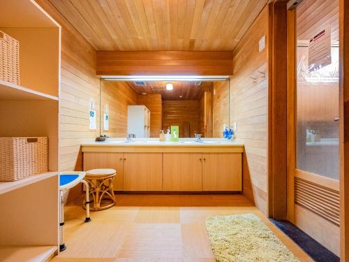 Η κουζίνα ή μικρή κουζίνα στο Lodge Scole