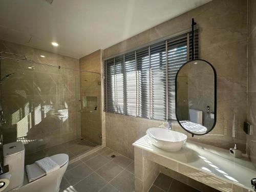 Koupelna v ubytování Siam River Resort